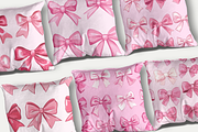 8 Pink Bow Pattern, a Pattern Graphic by Sian Elizabeth Designs (Thumbnail 4 of 6)