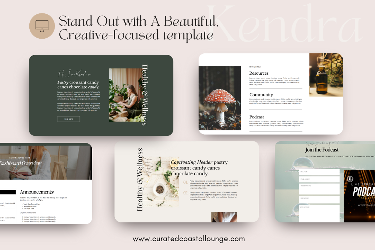 Kendra Template | Health & Wellness preview 2