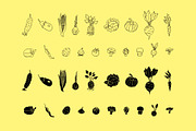 Vegetables patterns, a Pattern Graphic by Hellgram (Thumbnail 8 of 8)