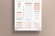 Daily Planner Template, a Stationery Template by MightyDesign (Thumbnail 3 of 8)