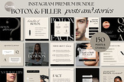 Botox & Fillers Canva Templates, a Social Media Template by Studio Suvelle (Thumbnail 1 of 9)