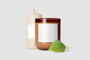 Glass Candle Mockup, a Product Mockup by zpackcreative (Thumbnail 3 of 4)