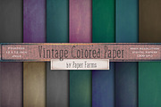 Vintage Colorful Papers, a Texture Graphic by Paper Farms (Thumbnail 1 of 2)