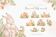Forest Love. Moms and Baby Animals, an Animal Illustration by Alamella (Thumbnail 4 of 16)