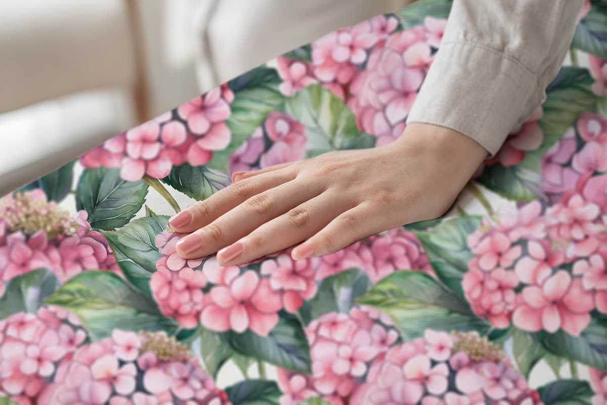 PINK HYDRANGEA Seamless Pattern