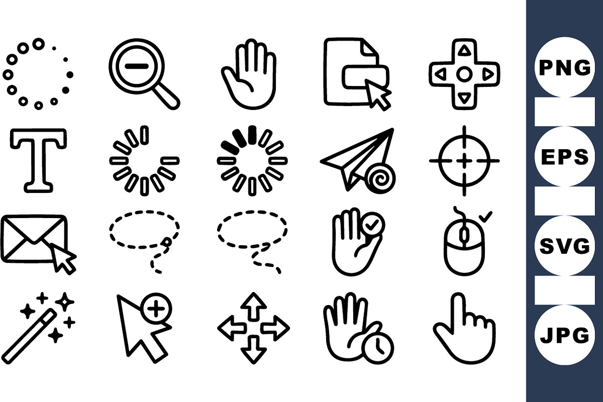 Minimal Line Icons Set, an Illustration by designvectx (Photo 3 of 3)