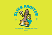 Slick Painter Logo Template, a Branding & Logo Template by Kreasi Malam (Thumbnail 1 of 4)