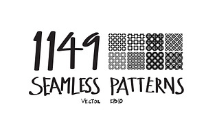 1149 Geometric Seamless Patterns