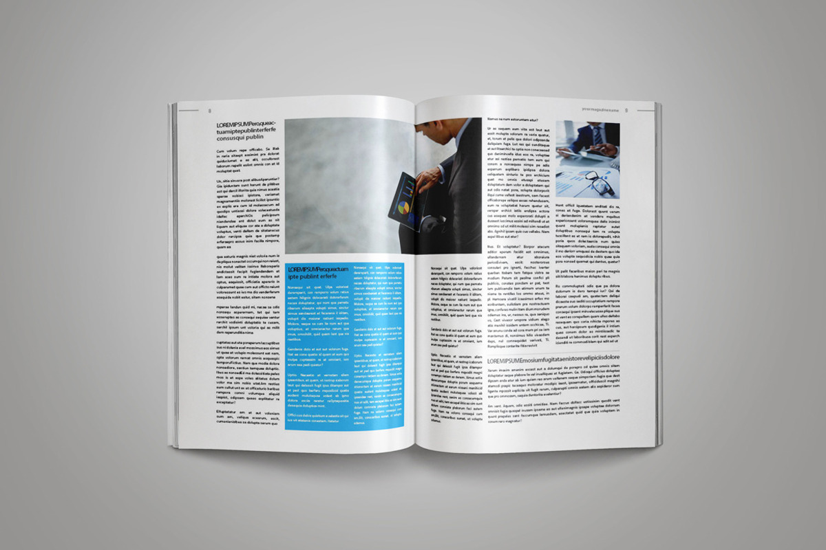 InDesign Magazine Template, a Magazine Template by Indotitas (Photo 5 of 11)