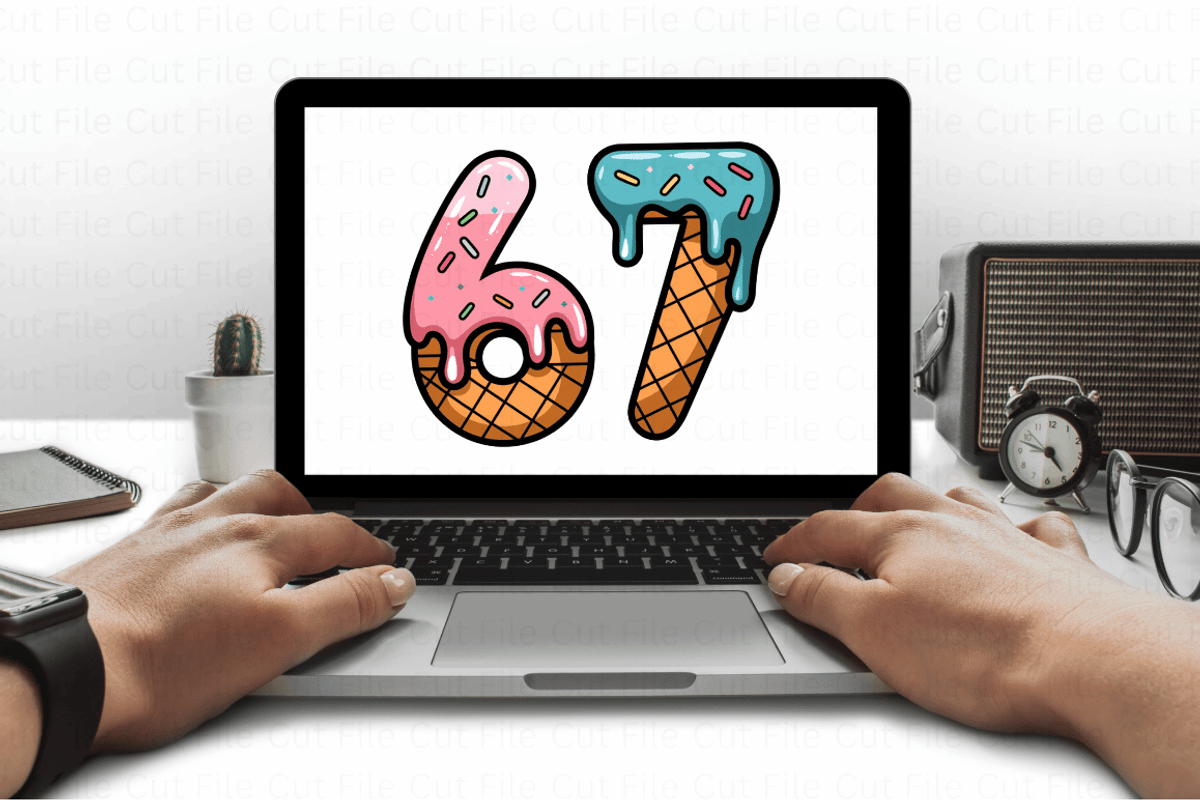 Six Seven Funny 67 PNG Bundle, a Graphic by Cut File (Photo 4 of 5)