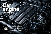 55 Car engines, a Transportation Illustration by Handmadefont (Thumbnail 1 of 56)