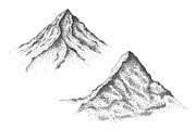 MOUNTAINS Vector Illustration, a Graphic by Nastya Draws (Thumbnail 2 of 2)