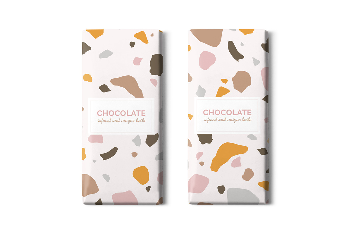 Card templates with terrazzo pattern, a Decorative Illustration by Good Studio (Photo 3 of 3)