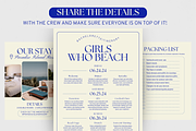 Bachelorette Itinerary Template, an Invitation Template by Story Native (Thumbnail 9 of 10)