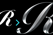 Metal Chrome Text Effects Photoshop, a Brushes & More by Giallo (Thumbnail 24 of 27)