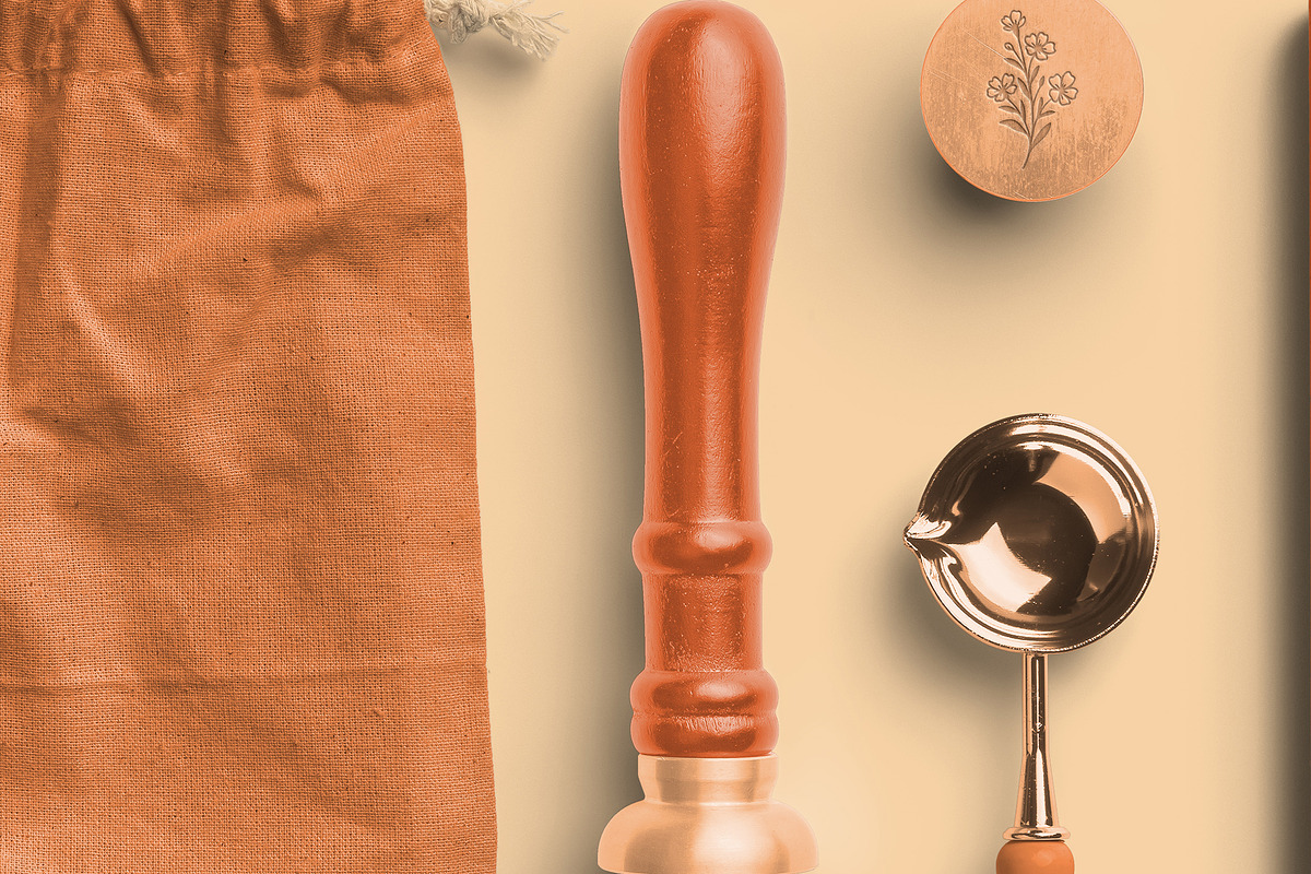 Tangerine Elegant Sealing Wax PNG, an Object Graphic by Custom Scene (Photo 4 of 8)