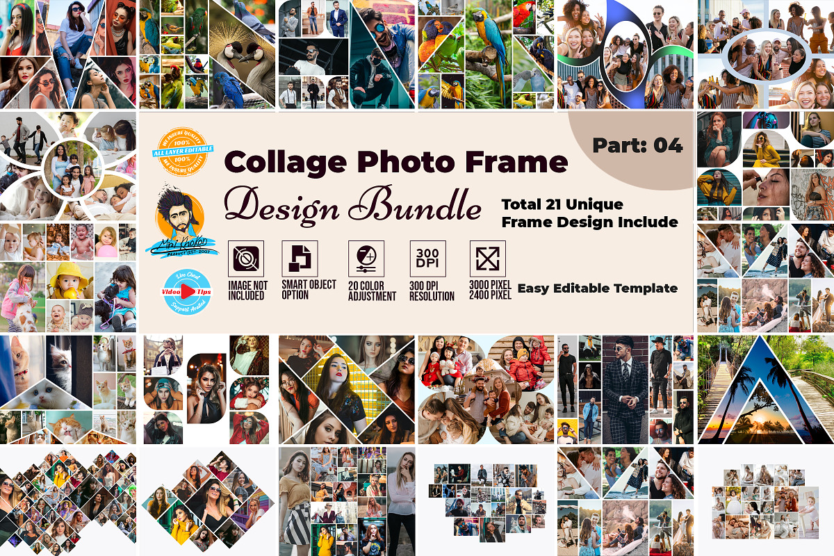 Collage Photo Frame Design, an Action Add-On by MRI STUDIO (Photo 1 of 22)