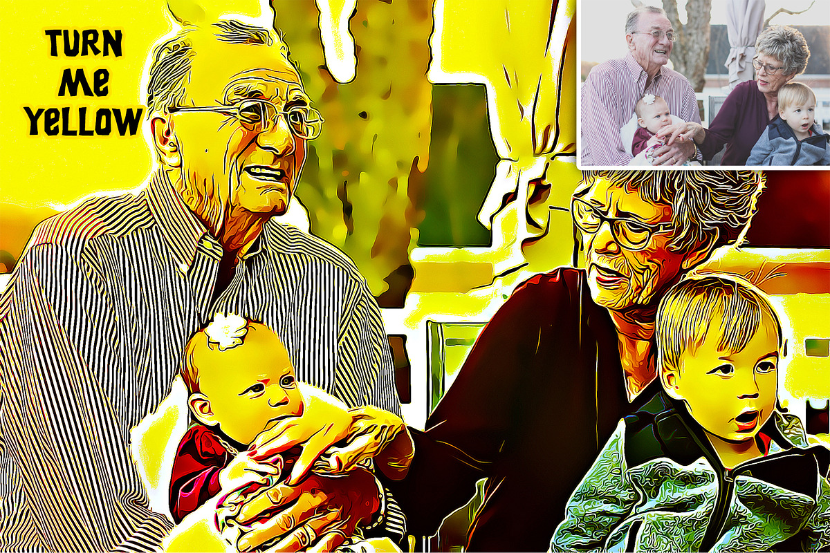 Turn Me Yellow - PhotoShop Action, an Action Add-On by KnightWipers (Photo 3 of 6)