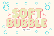 Soft Bubbles - Playful Bubble Font, a Sans Serif Font by KiddoGlyphs Studio (Thumbnail 1 of 5)