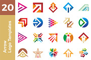 20 Logo Arrow Templates Bundle, a Branding & Logo Template by Friendesigns (Thumbnail 1 of 21)