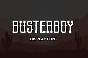 Busterboy - Display Font