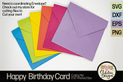 Happy Birthday SVG Cutting File, a Card Template by Clikchic Designs (Thumbnail 5 of 6)