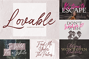 Romantic & Beauty Signature Bundle, a Script Font by 50Fox (Thumbnail 17 of 25)