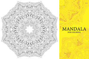 Unusual Mandalas For Coloring 6