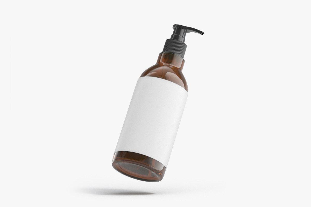Amber Pump Bottle 3D Model, an Object 3D Model by rebrandy (Photo 4 of 9)