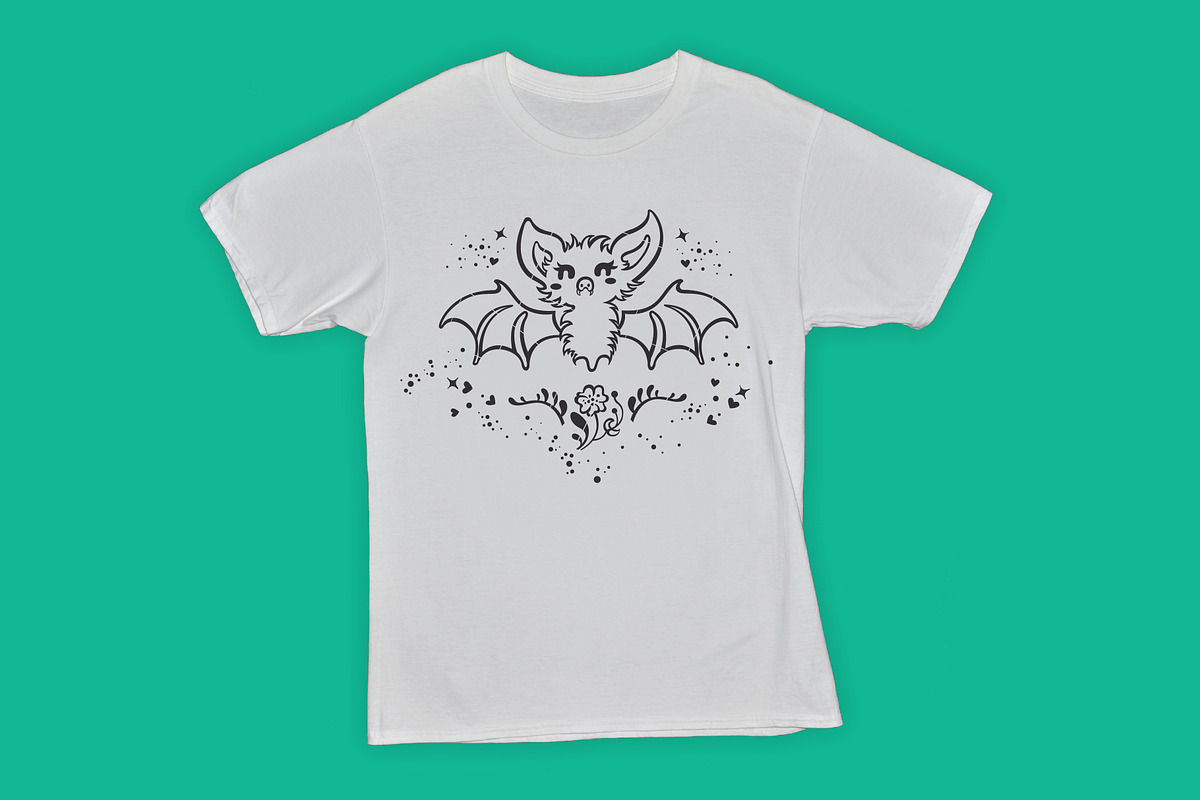Cute Hanging Bat SVG Halloween PNG, an Animal Illustration by FOXYdigitalart (Photo 2 of 3)