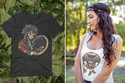 Native Americans old school tattoo, a Background Graphic by intueri (Thumbnail 3 of 8)