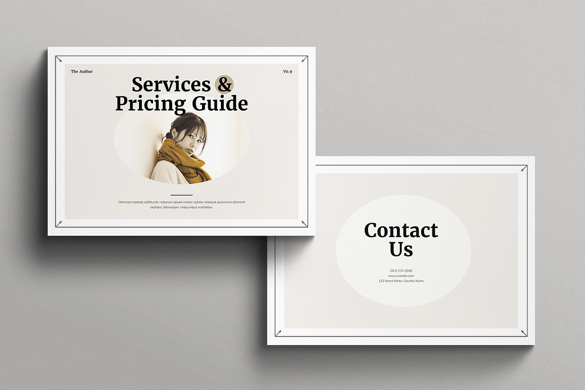 Services & Pricing Guide Landscape, a Brochure Template by E-Type (Photo 7 of 7)
