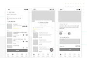 Foodo - Delivery Design Wireframe, a Wireframe Template by Capi Product (Thumbnail 3 of 9)