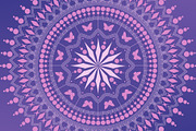 Colored Mandala Backgrounds Set, a Background Graphic by Soulprint Mercury (Thumbnail 2 of 5)