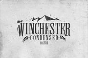 Winchester Condensed Font, a Slab Serif Font by DesignSomething (Thumbnail 1 of 5)