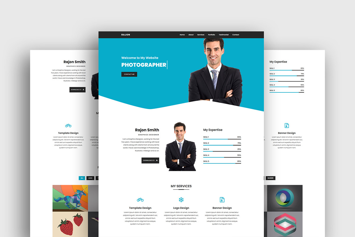 Portfolio Landing Page Template