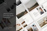 Photography Pricing Guide Canva, a Marketing Template by frommakertomaker (Thumbnail 1 of 9)