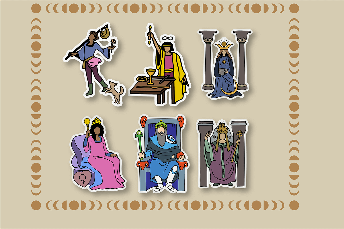 Tarot Card Creator Kit | 200+Files|, a Graphic by Jakayla Digital Co (Photo 9 of 15)