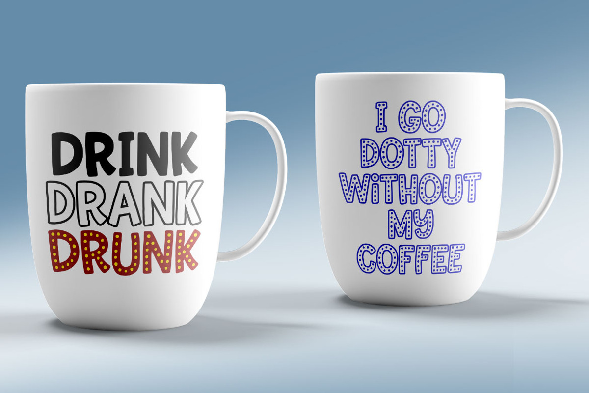 Uncle Grump: a rounded all-caps font preview 7