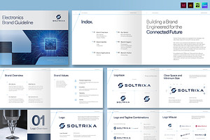 Corporate Brand Guidelines Template, a Brochure Template by BrandPacks