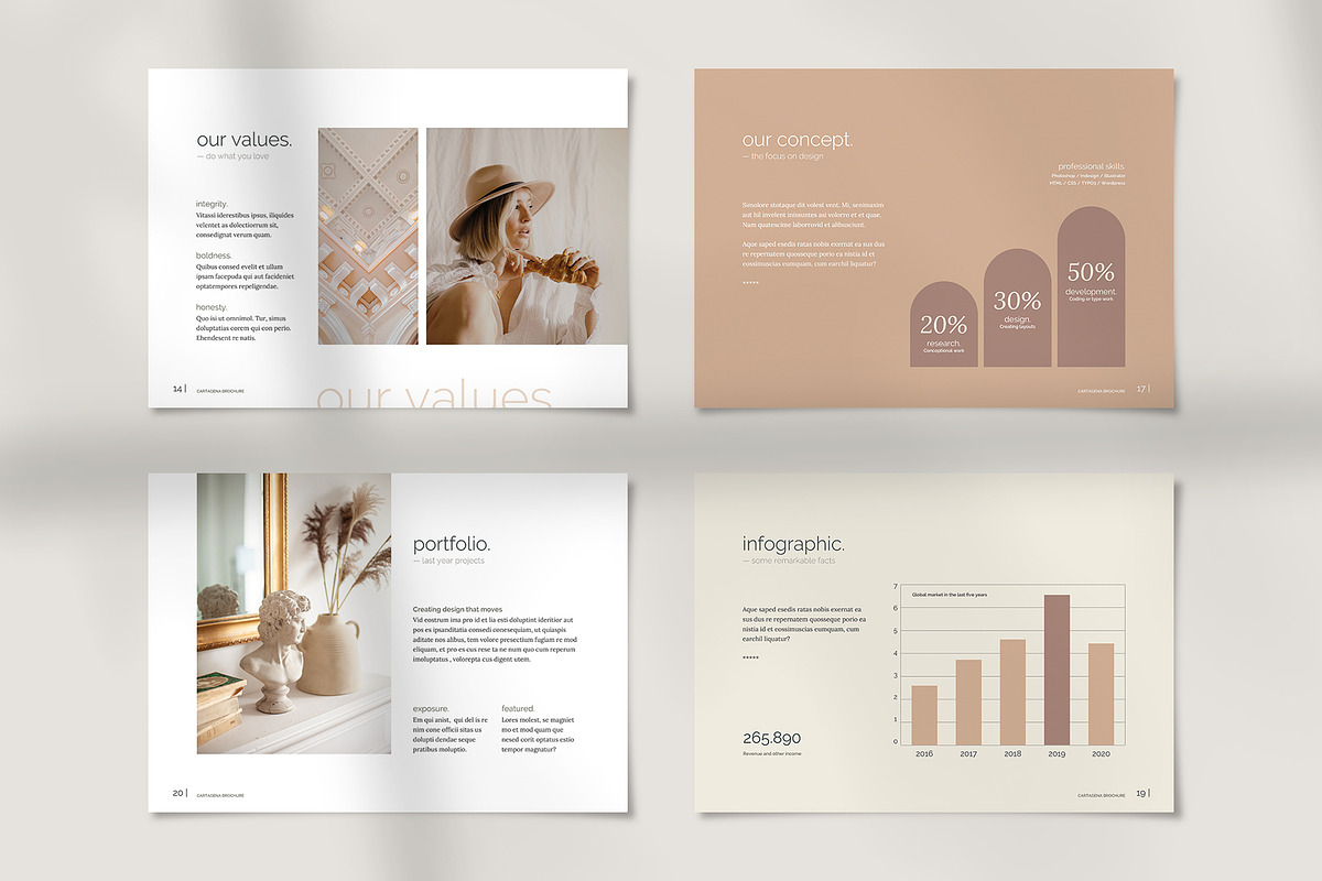 CARTAGENA Brochure -Canva & Indesign, a Brochure Template by Imagination Area (Photo 4 of 12)
