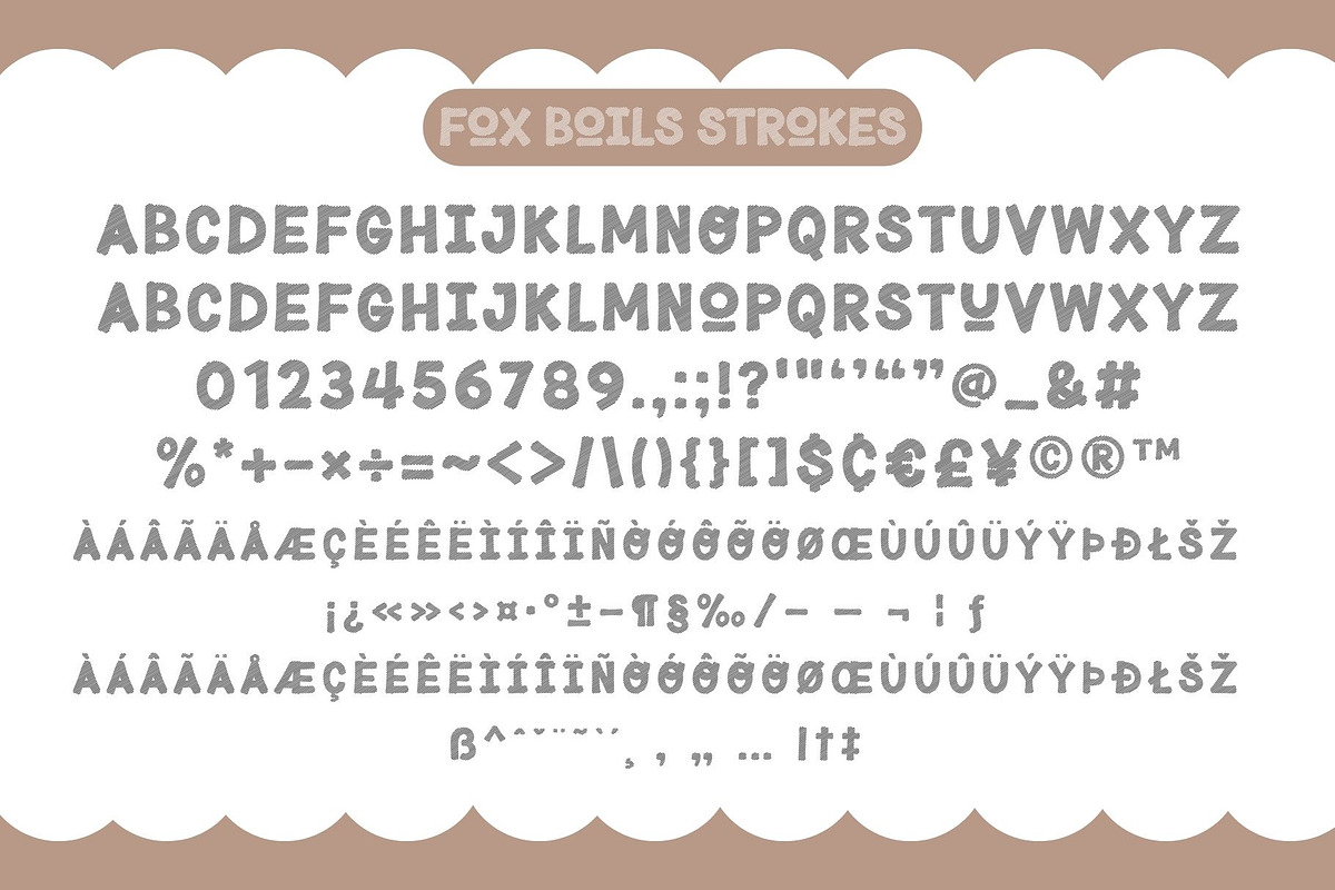 Fox Boils Fonts 4 Style, a Handwritten Font by Fox7 By Rattana (Photo 9 of 10)