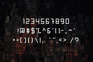 Hacker - Technology Font