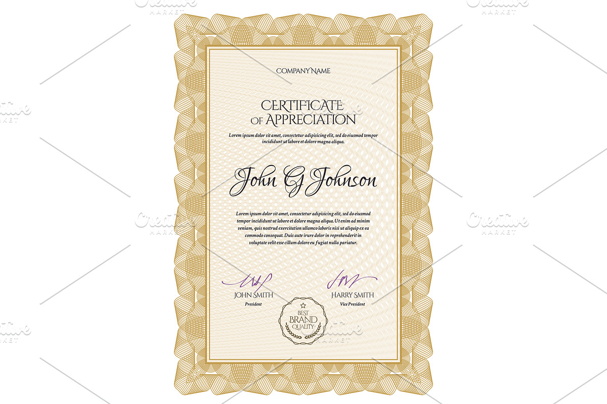 Multipurpose Template Certificate, a Stationery Template by Sunny (Photo 6 of 9)