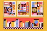 Blocks, vector shapes, a Pattern Graphic by venimo (Thumbnail 4 of 9)