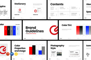 Brand Guidelines - Bundle 3 in 1, a Presentation Template by Creatorism