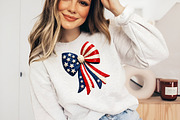 Patriotic Bow American Flag, an Illustration by Designworld (Thumbnail 4 of 5)