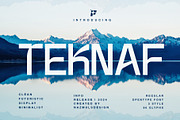 TEKNAF | Sans Serif Typeface, a Sans Serif Font by NazmulsDesign (Thumbnail 1 of 11)