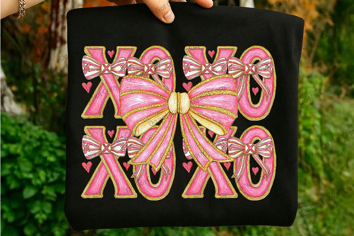 Coquette Valentines XOXO PNG, an Illustration by Libby Wishes (Photo 2 of 8)