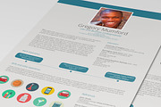 Dive CV/Resume, a Resume Template by Valeur Design (Thumbnail 2 of 4)